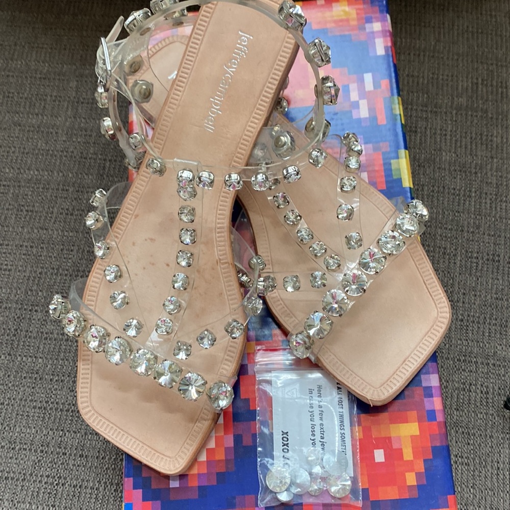 Jeffrey Campbell size 7 Amaryl-JV Stud Sandals - Picture 6 of 7